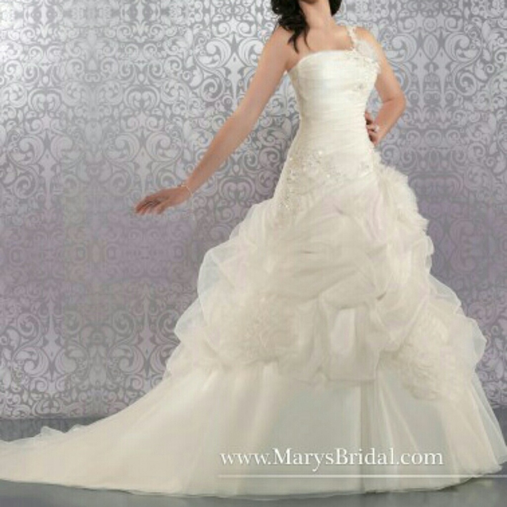 Mary's Bridal Drop Waist Ballgown